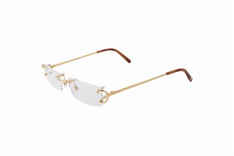 replica cartier rimless glasses|cartier rimless rectangular frame glasses.